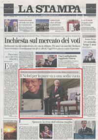 La Stampa, Titolo dell'Anno